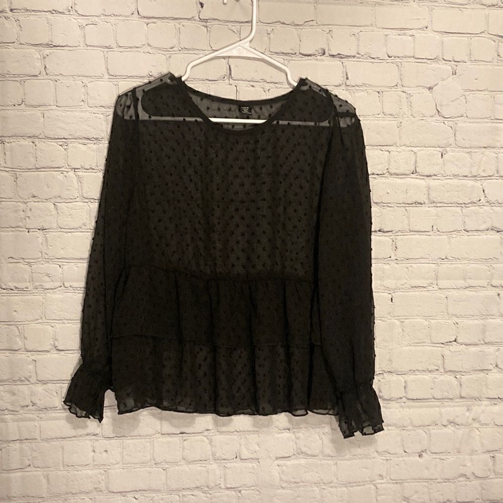 Shein Curve Black Top